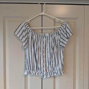 Off the shoulder shirt